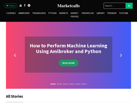 'marketcalls.in' screenshot