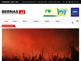 'bernas.id' screenshot