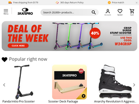 'skatepro.com' screenshot