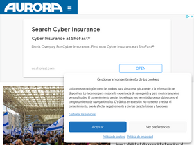 'aurora-israel.co.il' screenshot