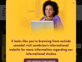 'cambriancollege.ca' screenshot