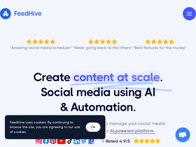 'feedhive.com' screenshot