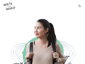 'writetheworld.org' screenshot