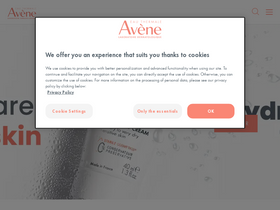'avene.co.uk' screenshot