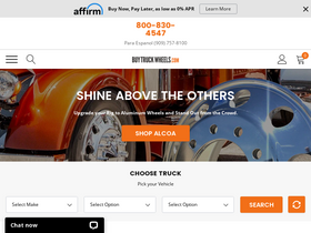 'buytruckwheels.com' screenshot