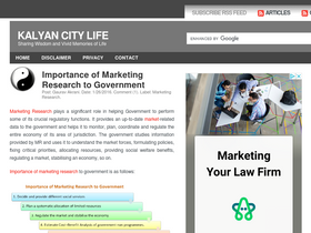 'kalyan-city.blogspot.com' screenshot