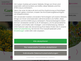 'gartenflora.de' screenshot
