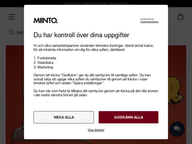 'miinto.se' screenshot