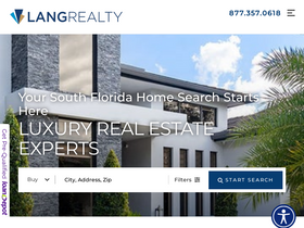 'langrealty.com' screenshot