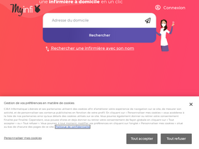 'myinfi.fr' screenshot