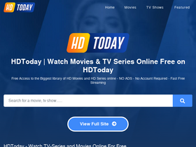 'hdtodayfree.com' screenshot