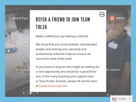 'tulsaschools.org' screenshot
