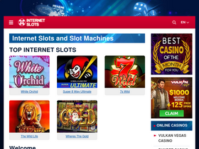 'theinternetslots.com' screenshot