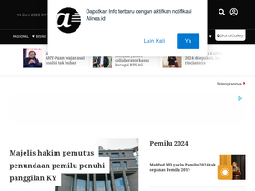'alinea.id' screenshot