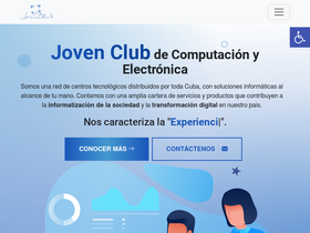 'jovenclub.cu' screenshot