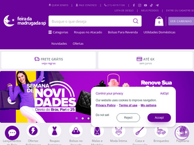 'feiradamadrugadasp.com.br' screenshot