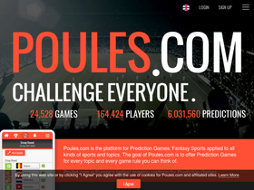 'poules.com' screenshot