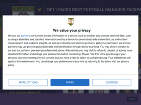 'df11faces.com' screenshot
