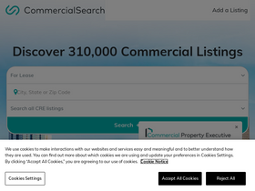 'commercialsearch.com' screenshot