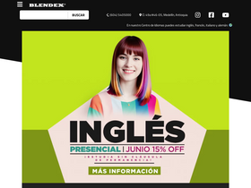 'idiomasblendex.com' screenshot