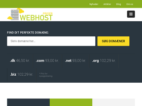 webhostpriser.dk