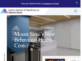 'mssm.edu' screenshot