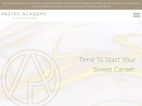 'thepastryacademy.com' screenshot