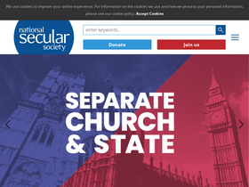 'secularism.org.uk' screenshot