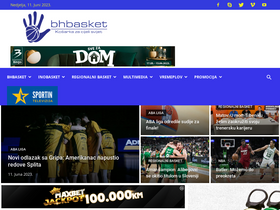 'bhbasket.ba' screenshot
