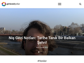'gorkemliyollar.com' screenshot