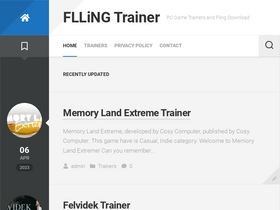 'fllingtrainer.com' screenshot