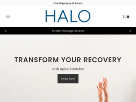 halomassagers.com homepage screenshot