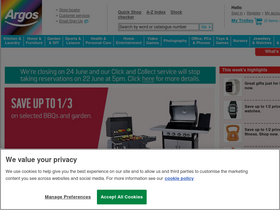 'argos.ie' screenshot