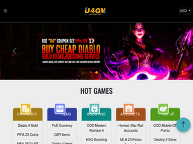 'u4gm.com' screenshot