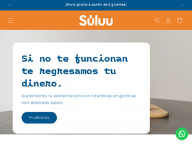 suluunutrition.com homepage screenshot