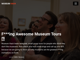 'museumhack.com' screenshot