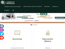 'teceducativas.sep.gob.mx' screenshot