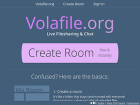 'volafile.org' screenshot