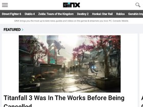 'ginx.tv' screenshot