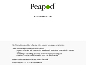 'peapod.com' screenshot