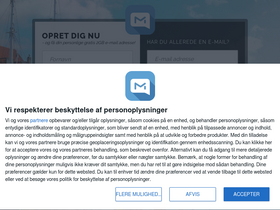 'netmail.dk' screenshot