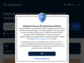 'skyscanner.hu' screenshot