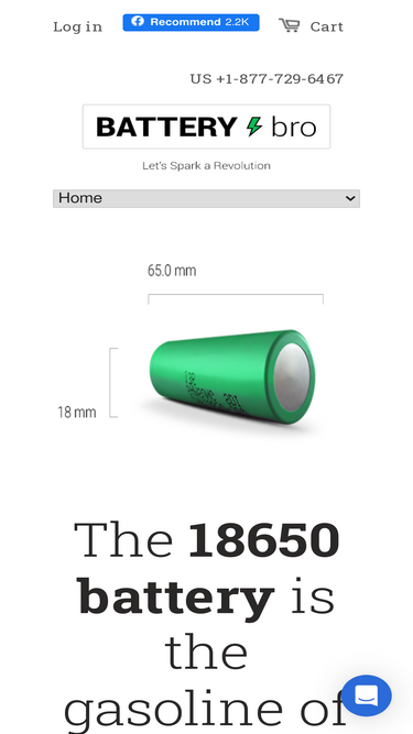 18650 Battery: Battery Bro (Let's Spark a Revolution)