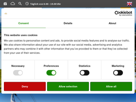 'pfaenderbahn.at' screenshot