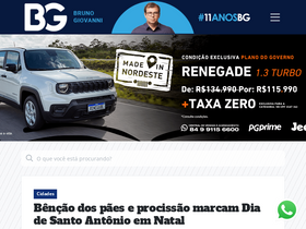 'blogdobg.com.br' screenshot