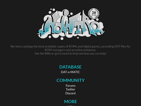 'no-intro.org' screenshot
