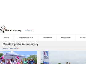 'mojmikolow.pl' screenshot
