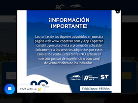 'copetran.com' screenshot