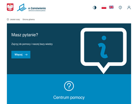 'ezamowienia.gov.pl' screenshot
