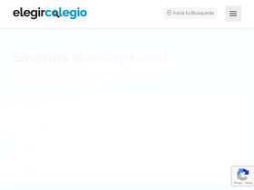 'elegircolegio.com' screenshot
